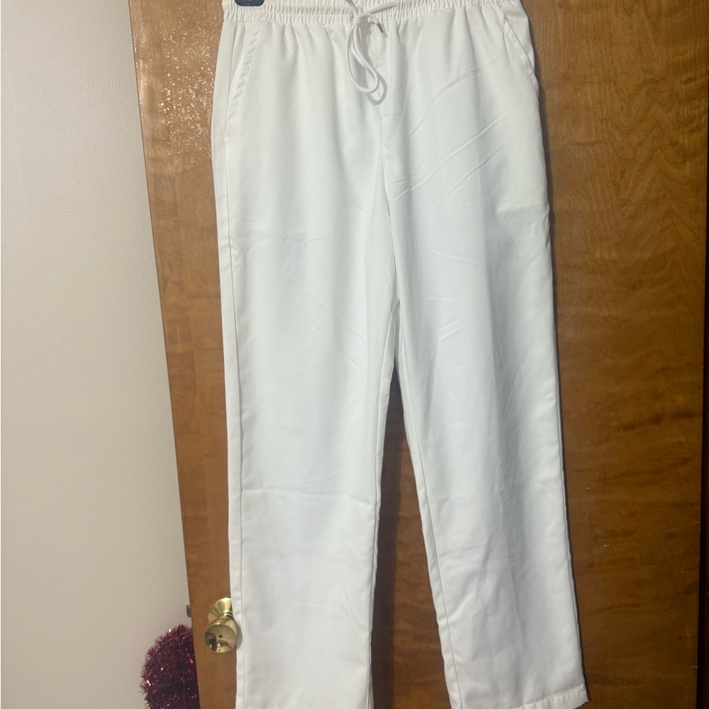 Manfinity White Men's Pants, size S